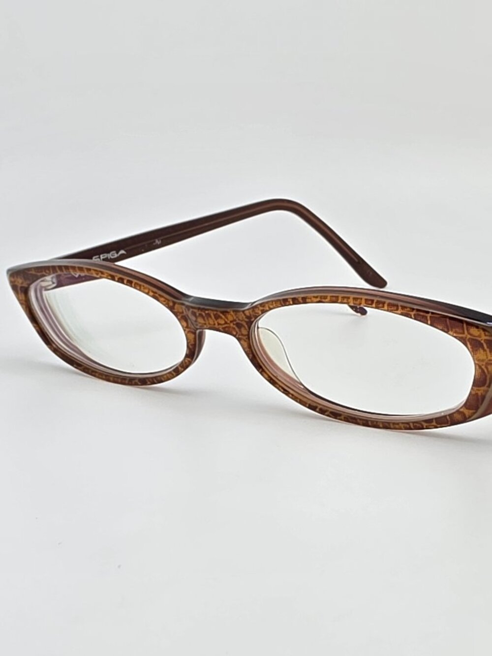 Via Spiga Zyloware Napoli 570 Brown Petite Cat Eye Eyeglasses Frame 50-17-145